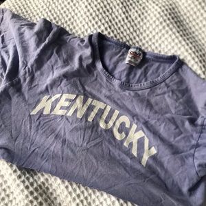 Kentucky Vintage Style Ultra Crop Top by Anvil